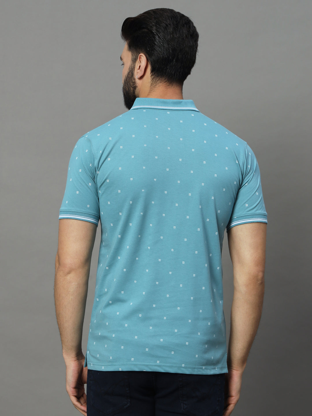 Men Printed Polo