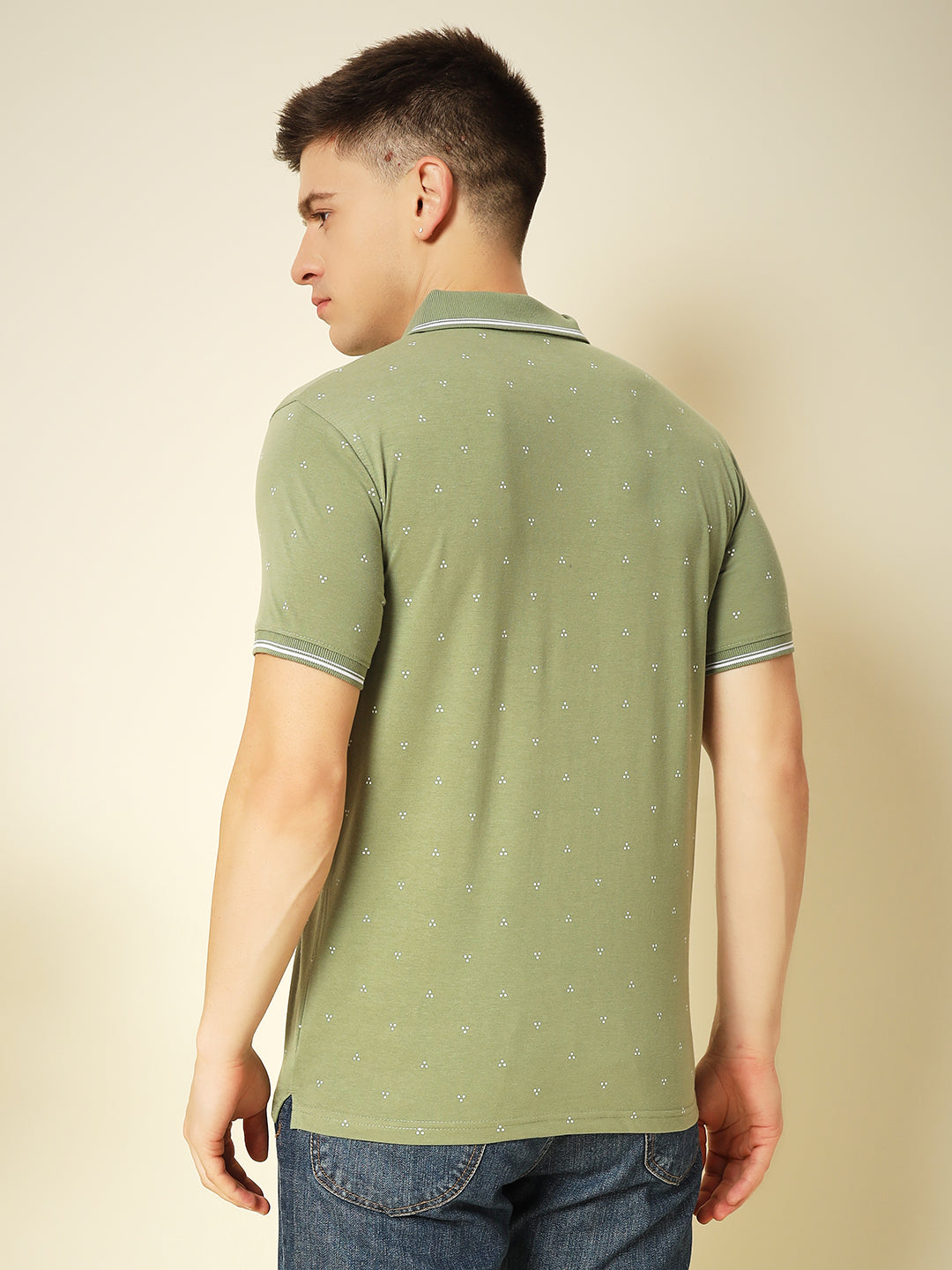 Men Printed Polo
