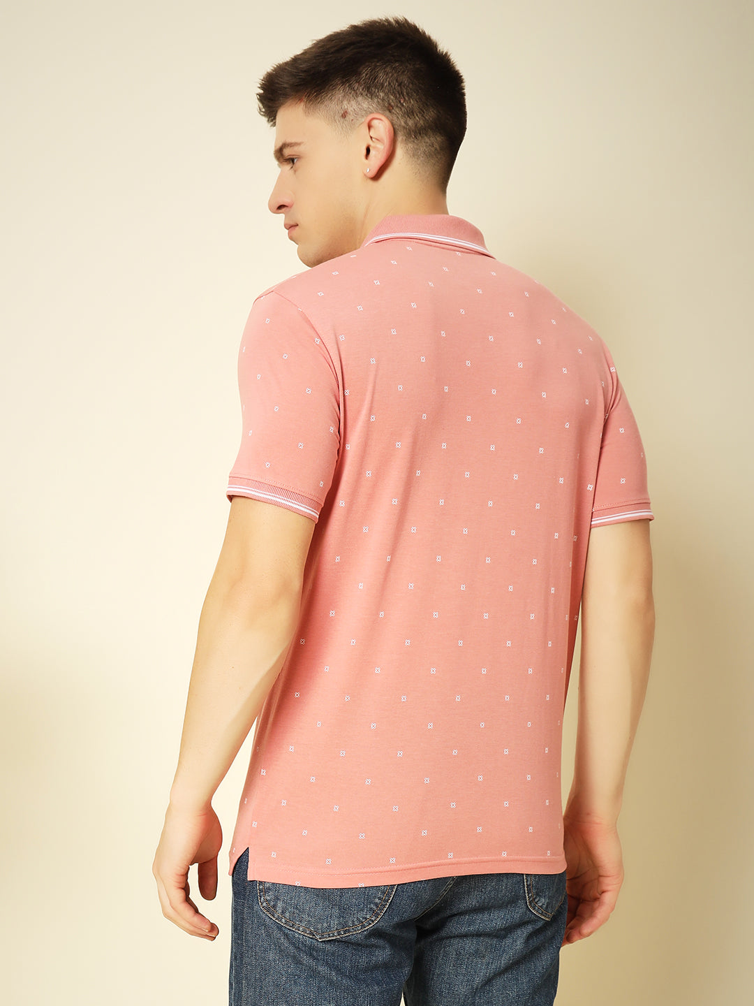 Men Printed Polo