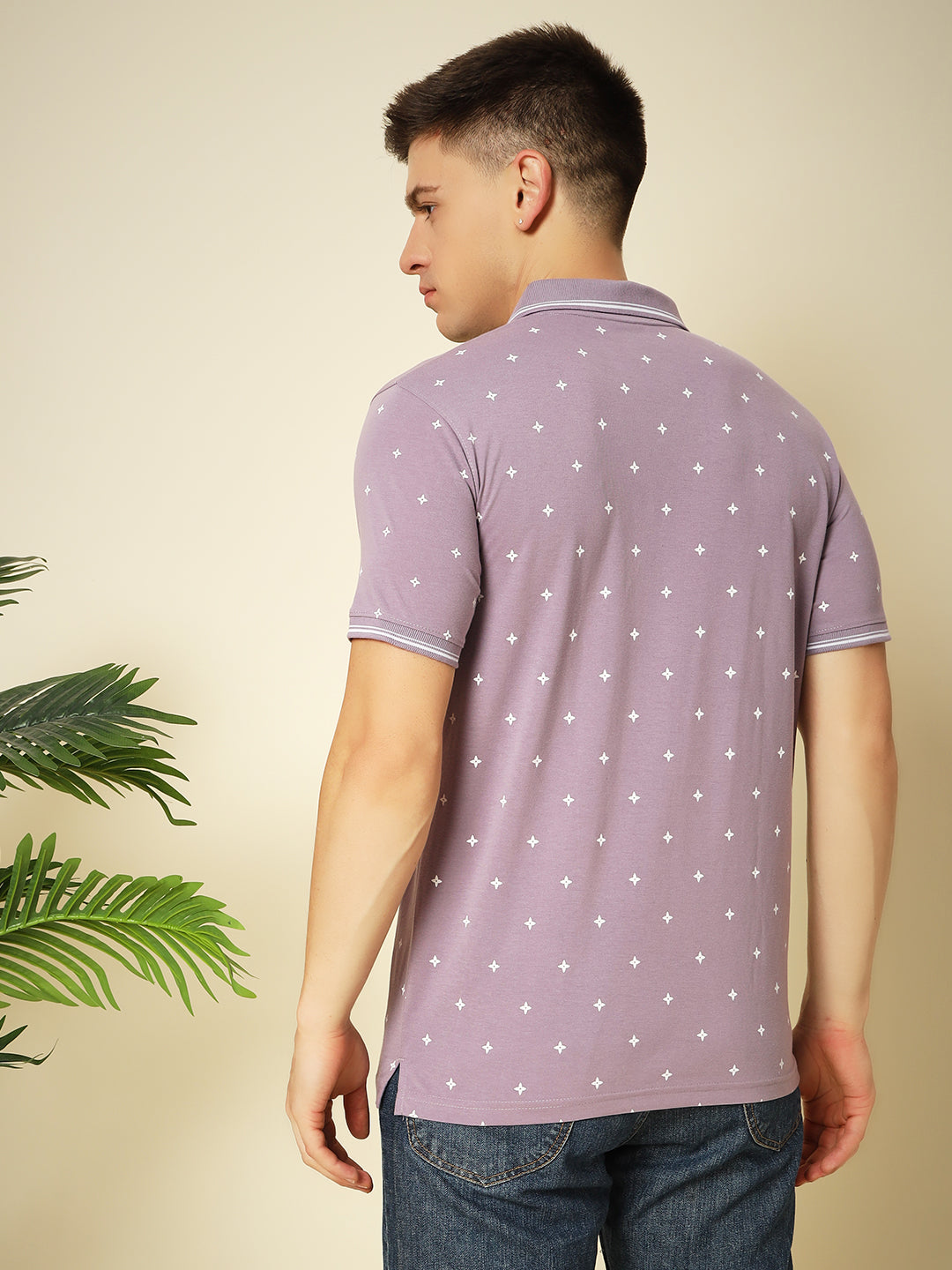 Men Printed Polo