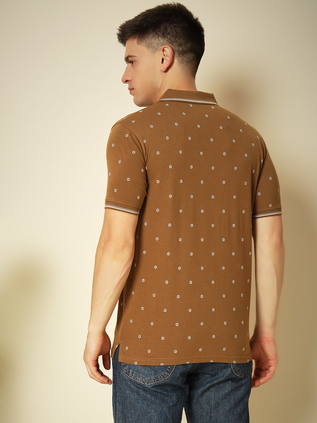 Men Printed Polo