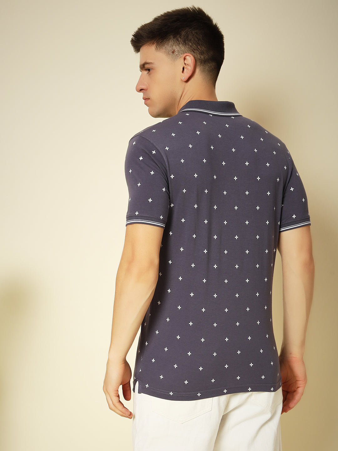 Men Printed Polo