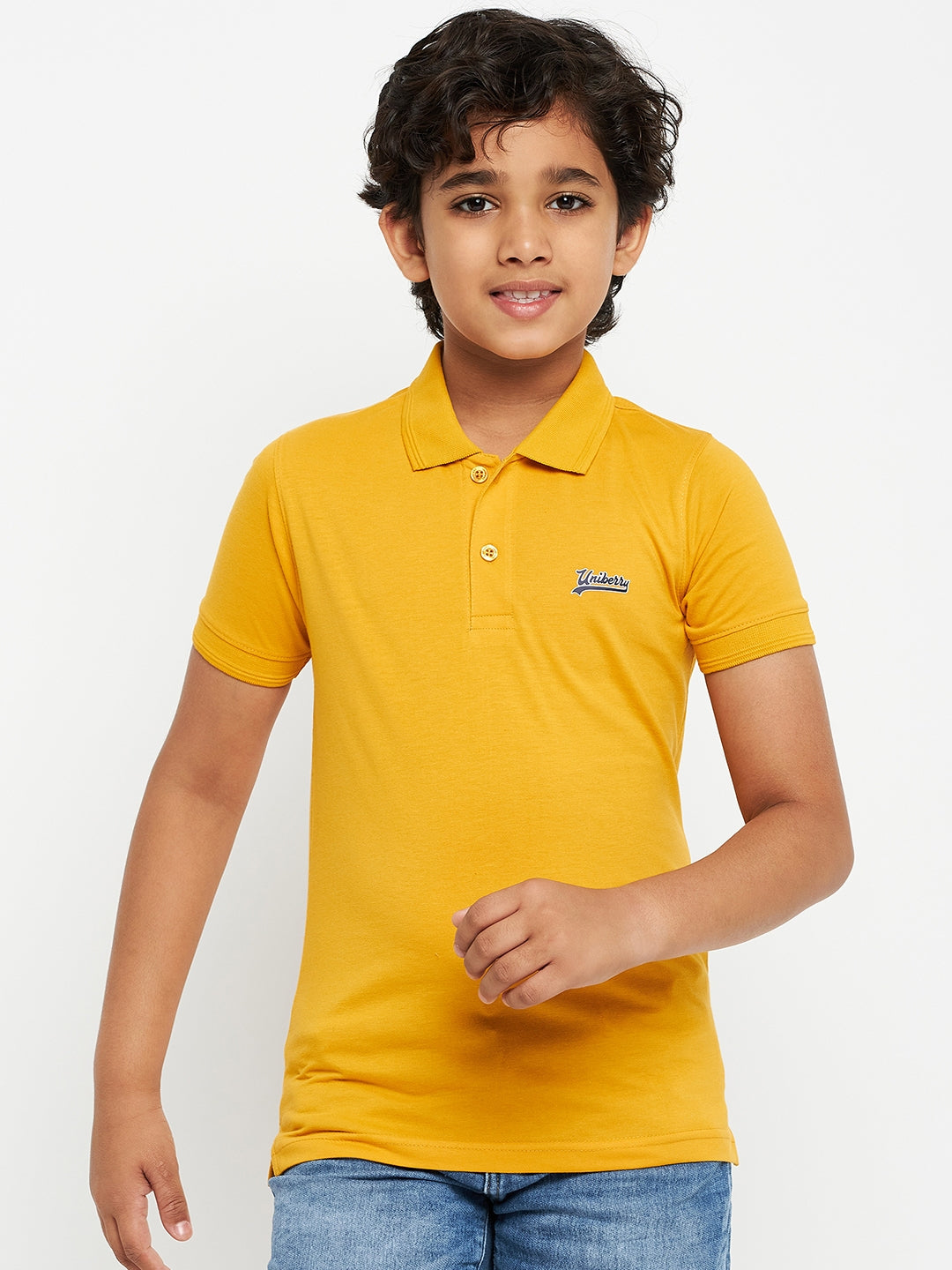 Junior Solid Polo T-Shirt