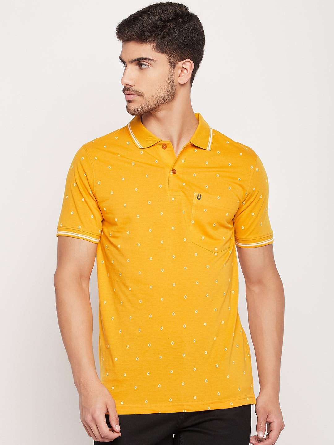 Men Printed Polo