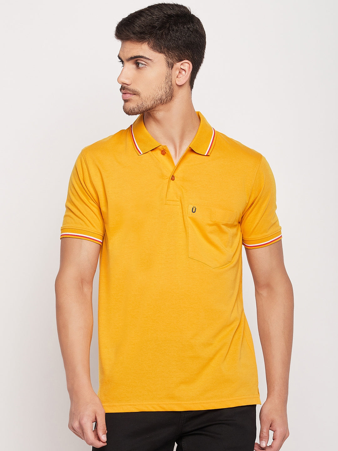 Men Premium Solid Polo
