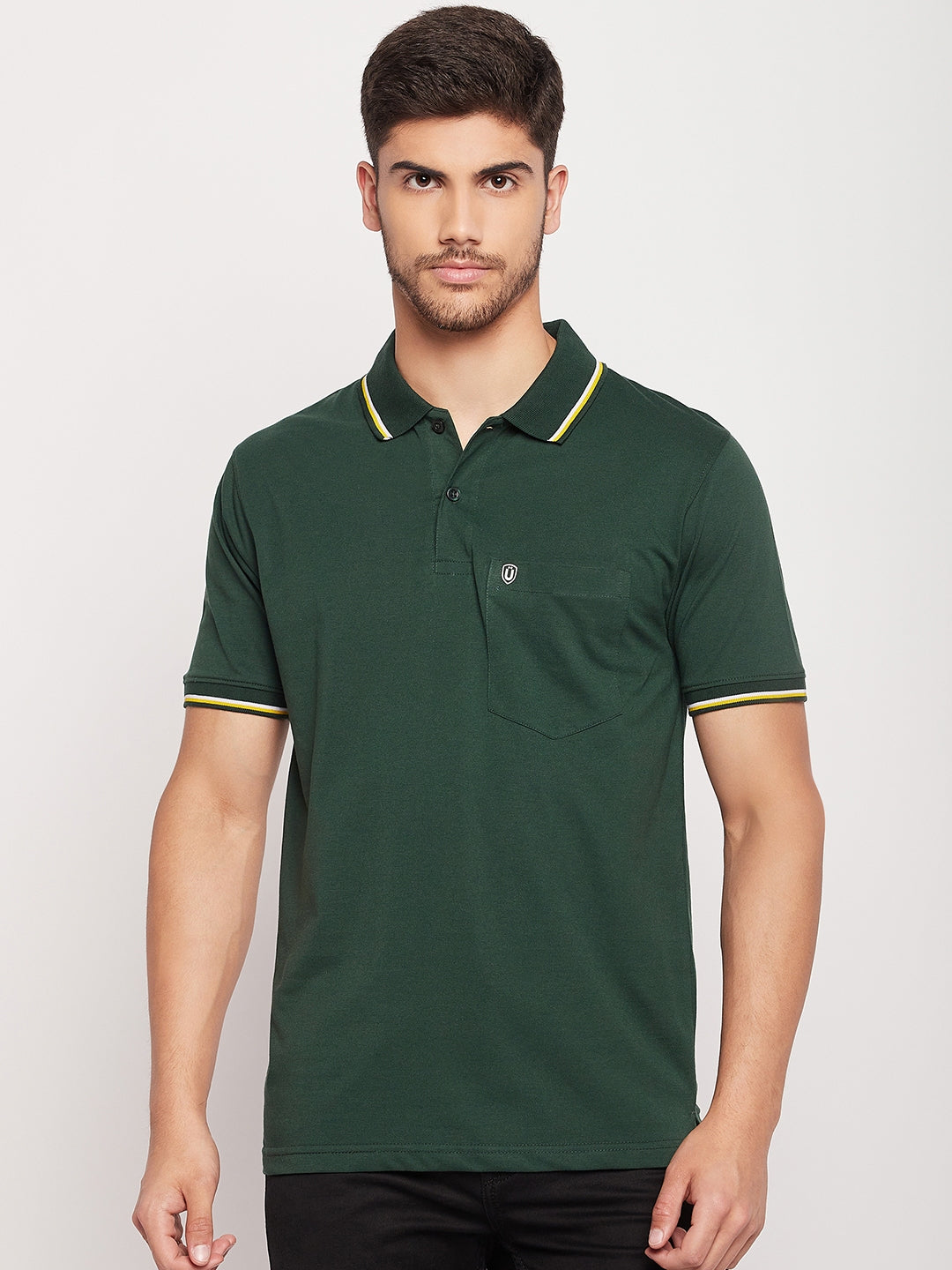 Men Premium Solid Polo