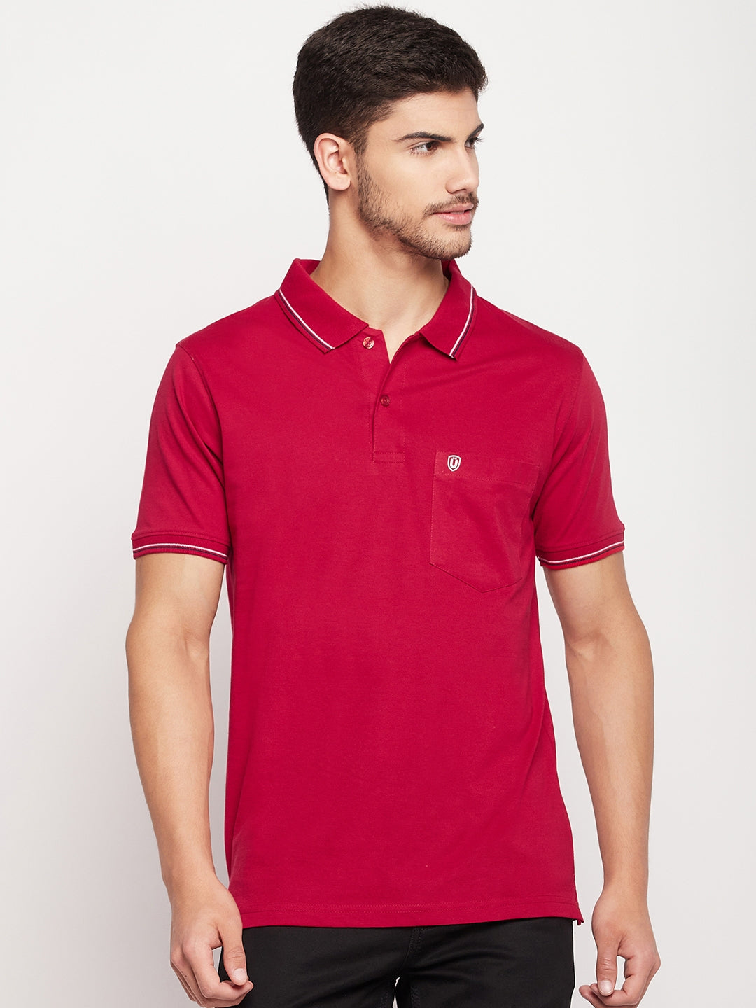 Men Premium Solid Polo