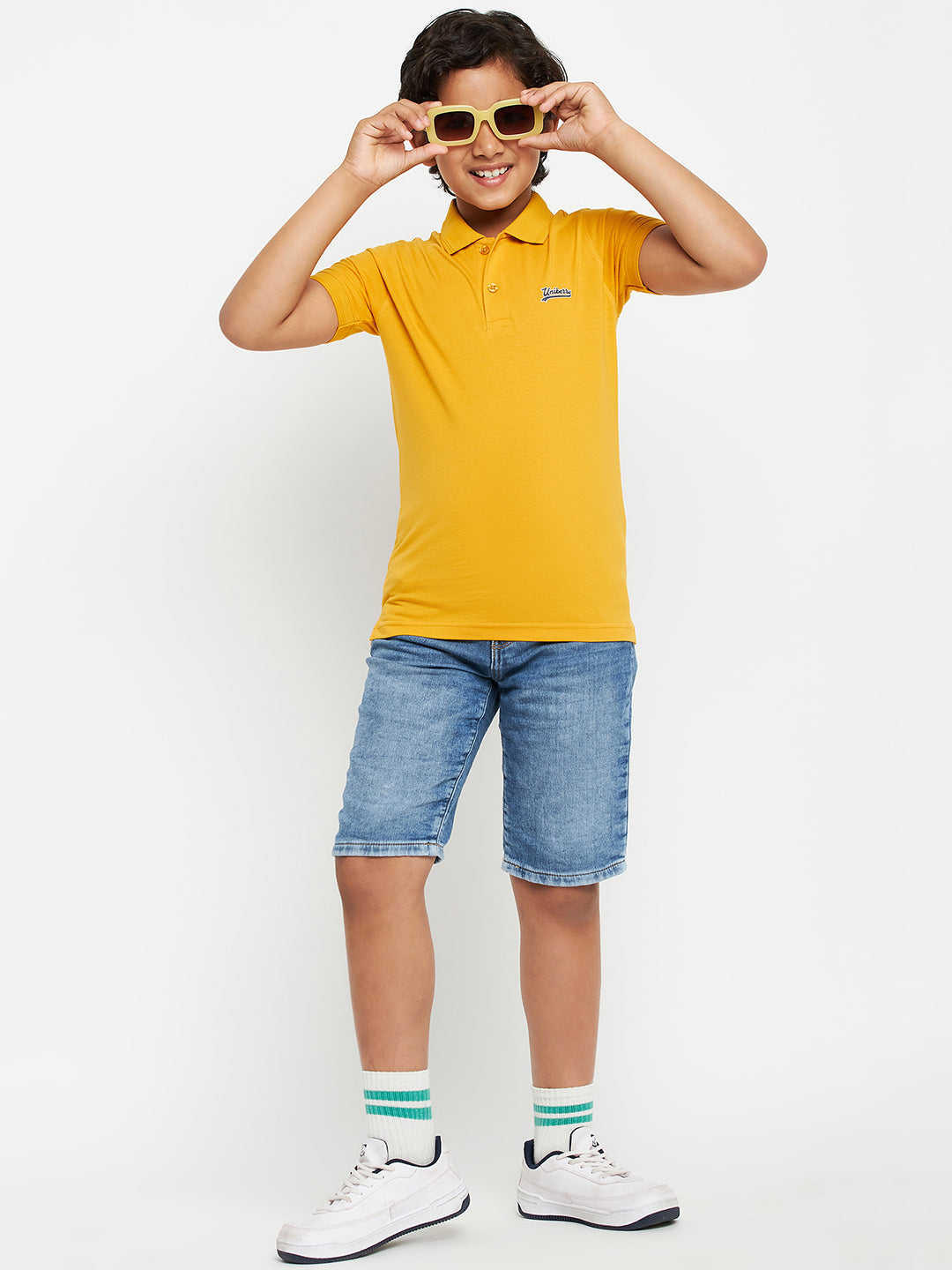 Junior Solid Polo T-Shirt