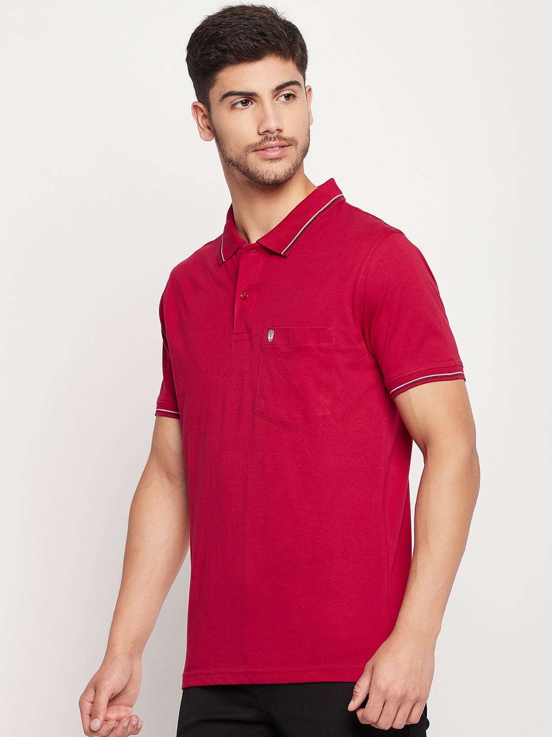Men Premium Solid Polo