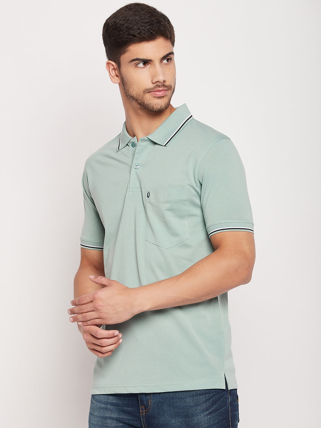 Men Premium Solid Polo