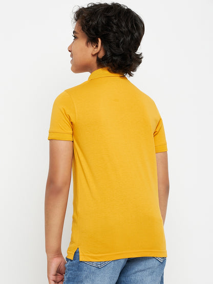 Junior Solid Polo T-Shirt