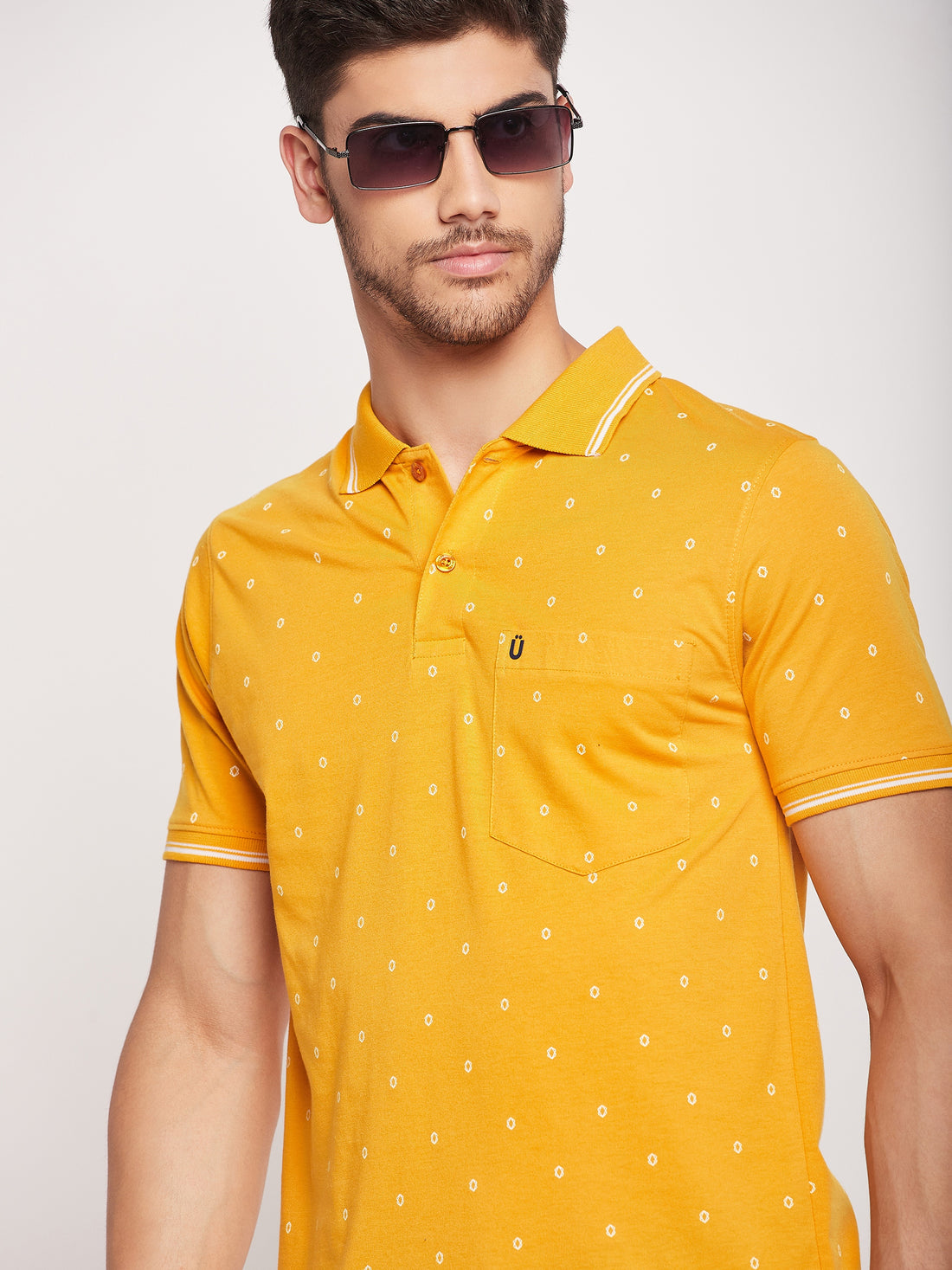 Men Printed Polo