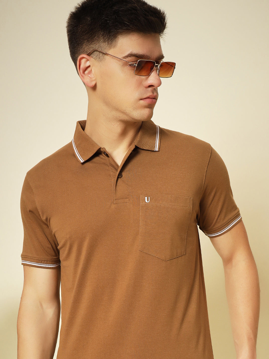 Men Premium Solid Polo